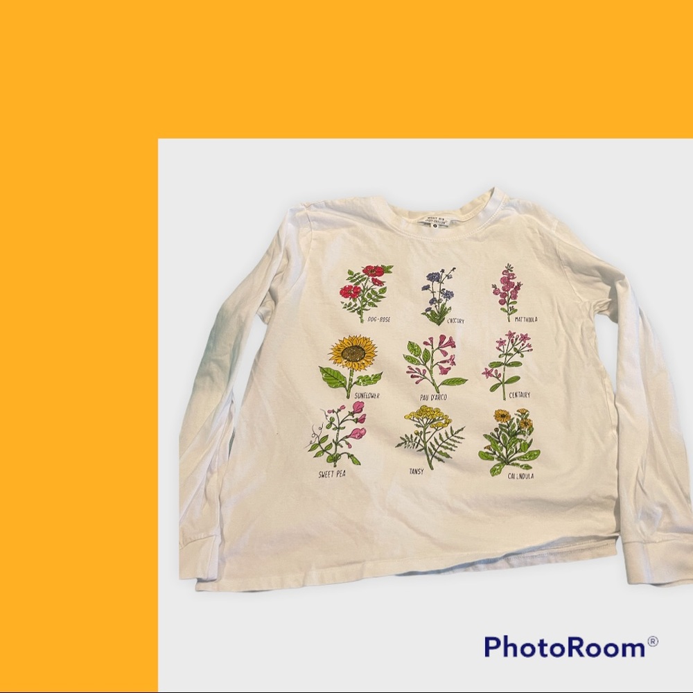 Long Sleeve flower tee